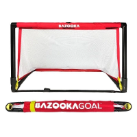 Ворота футбольные BAZOOKAGOAL 120 x 75 см, черно-красные.