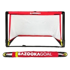 Ворота футбольні BAZOOKAGOAL 120 x 75 см, чорно-червоні
