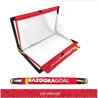 Ворота футбольные BAZOOKAGOAL 120 x 75 см, черно-красные.
