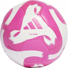 Мяч футбольный Adidas Tiro Club TRN HZ6913 размер 5, бело-розовый