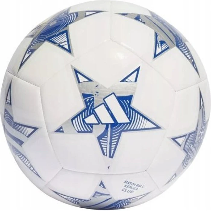 Мяч футбольный Adidas UCL Club 23/24 IA0945 размер 4, бело-синий