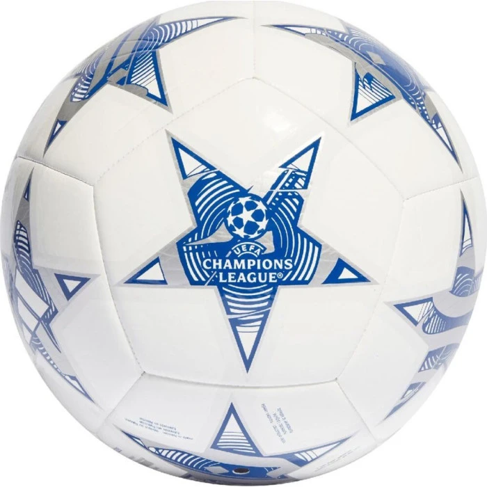 Мяч футбольный Adidas UCL Club 23/24 IA0945 размер 4, бело-синий