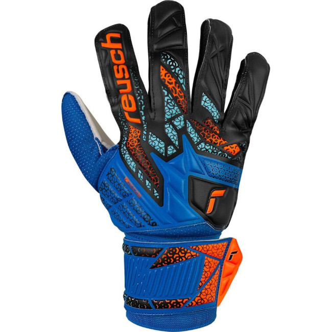 Перчатки вратарские Reusch Attrakt Solid 5570515 4467 г.7,5, сине-черные