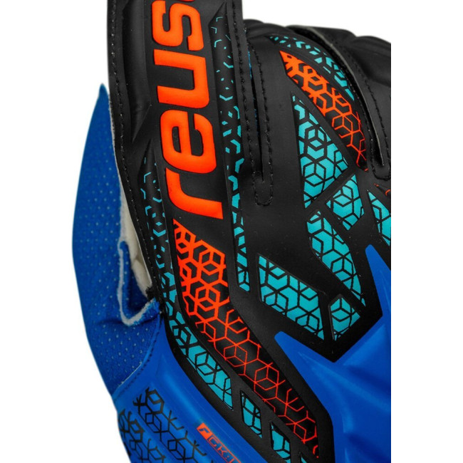 Перчатки вратарские Reusch Attrakt Solid 5570515 4467 г.7,5, сине-черные