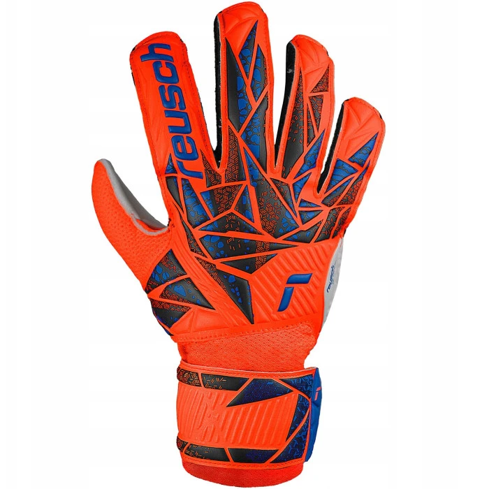 Перчатки вратарские Reusch Attrakt Solid Junior р.7,5, оранжевые