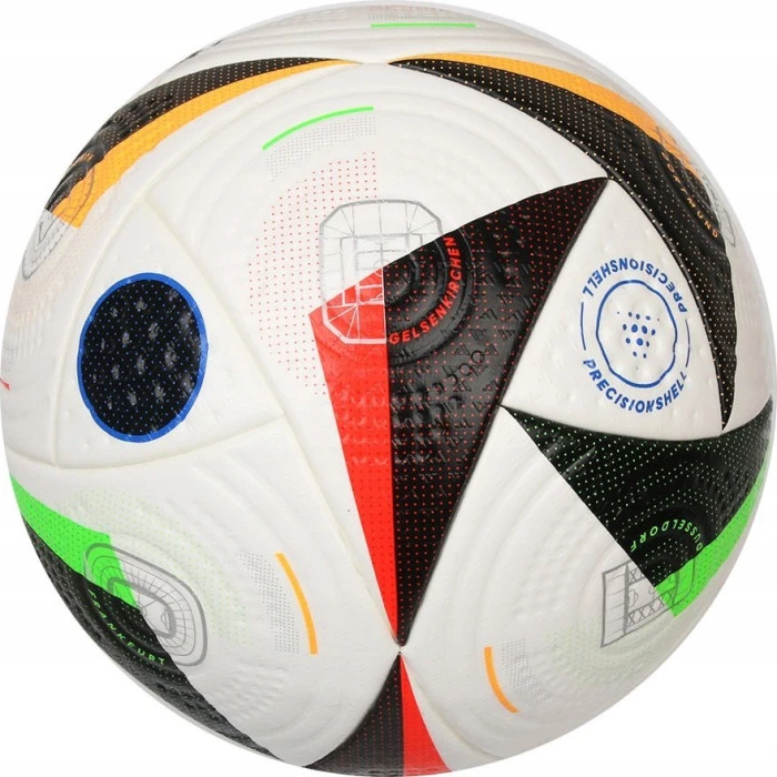 М'яч футбольний Adidas Euro24 Pro IQ3682 розмір 5, біло-чорний