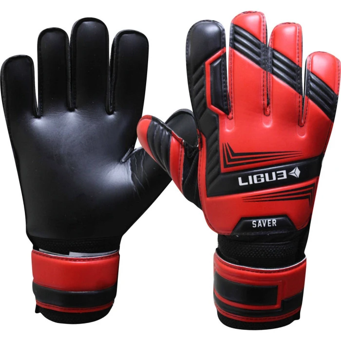 Перчатки вратарские Ligue Saver р. 7, черно-красные
