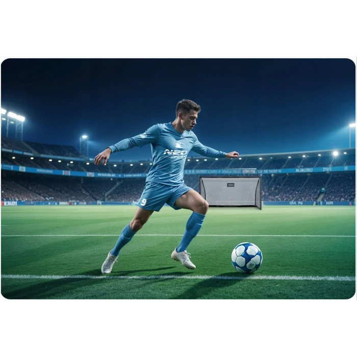 Ворота футбольные Neo-Sport NS-497 300 х 200 х 90 см, черные