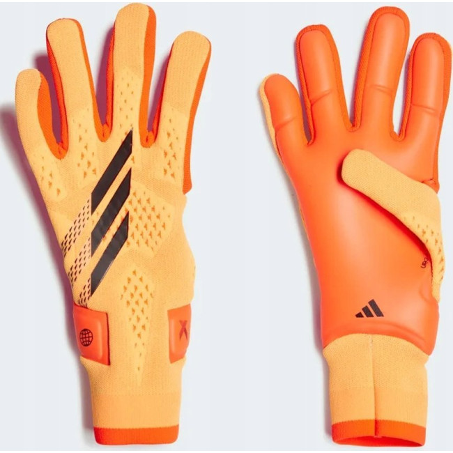 Перчатки вратарские Adidas X GL PRO HN5571 г. 10,5, оранжевые