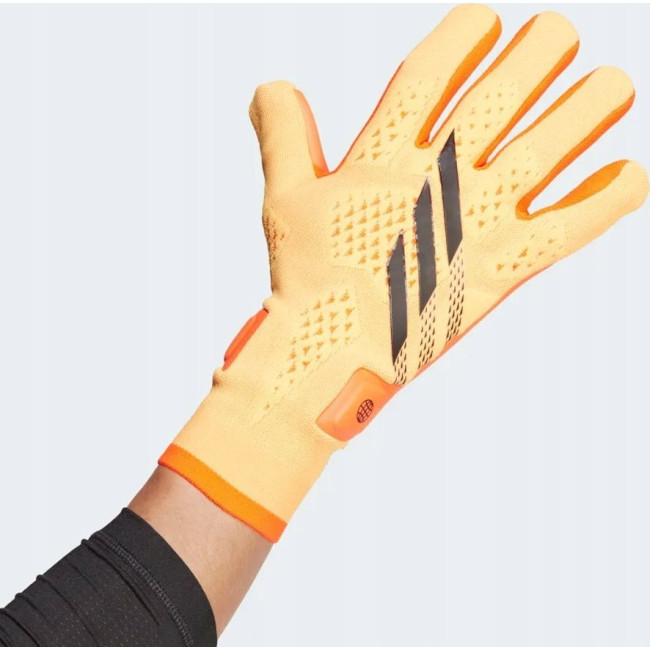 Перчатки вратарские Adidas X GL PRO HN5571 г. 10,5, оранжевые