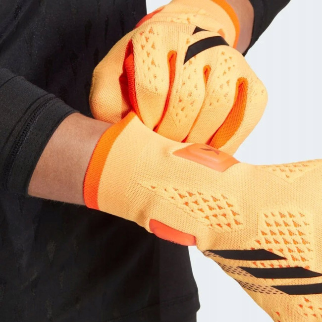 Перчатки вратарские Adidas X GL PRO HN5571 г. 10,5, оранжевые