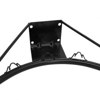 Баскетбольне кільце MASTER з сіткою 45 см - чорне