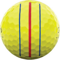 М'ячі для гольфу Callaway Chrome Soft X Triple Track 3 шт, жовті