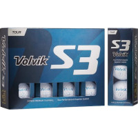 Мячи для гольфа Volvik Tour S3 12 шт, белые