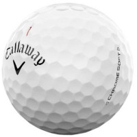 Мячи для гольфа Callaway Chrome Soft 2024 3 шт, белые