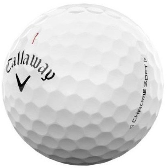 Мячи для гольфа Callaway Chrome Soft 2024 3 шт, белые