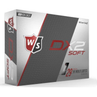 М'ячі для гольфу Wilson Staff DX2 Soft 12 шт, білі