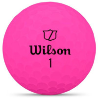 Мячи для гольфа Wilson Duo Soft 2025 12 шт, розовые