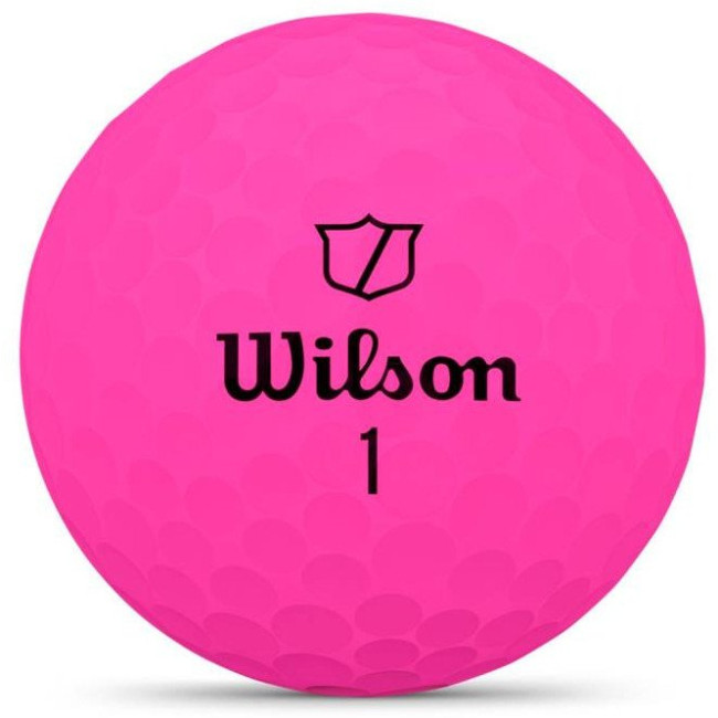 М'ячі для гольфу Wilson Duo Soft 2025 12 шт, рожеві