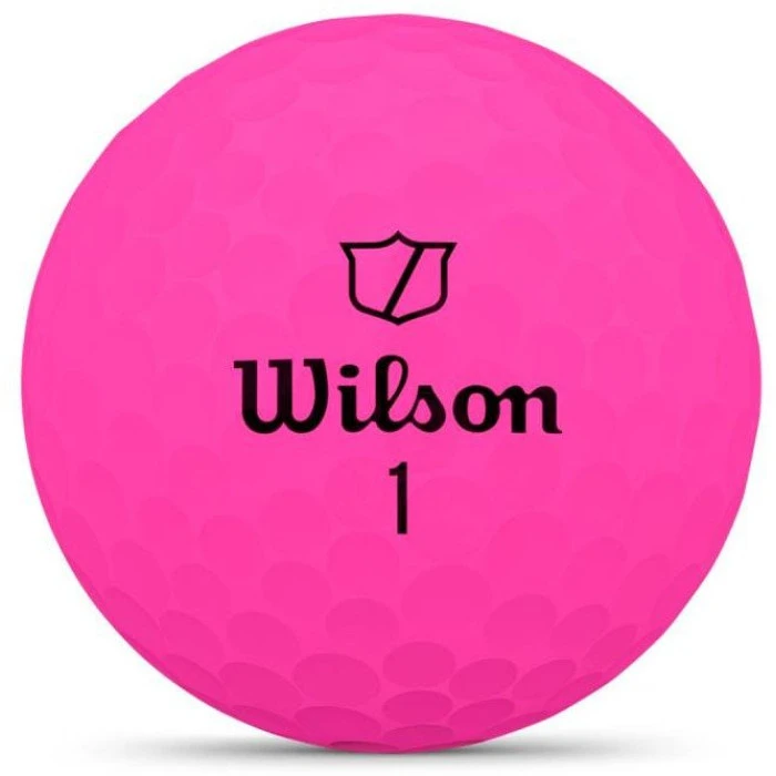 Мячи для гольфа Wilson Duo Soft 2025 12 шт, розовые