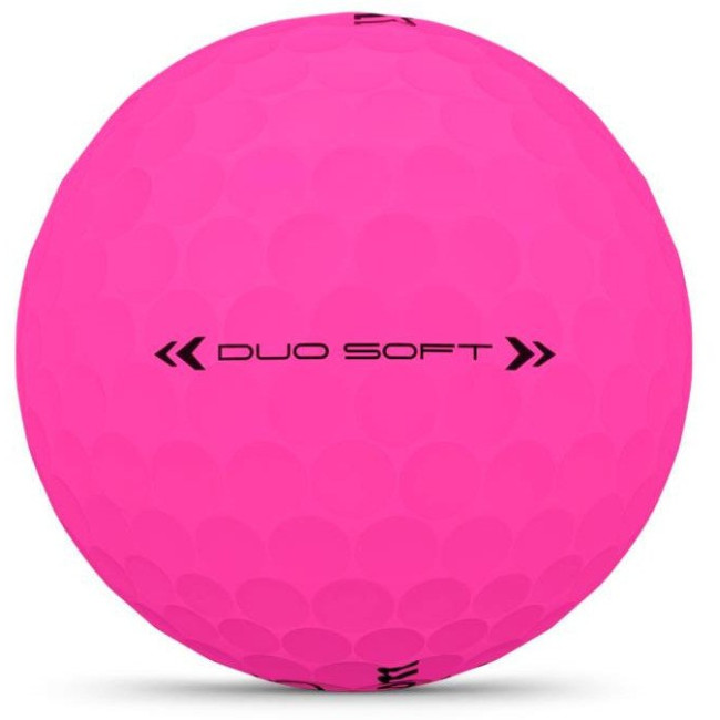 М'ячі для гольфу Wilson Duo Soft 2025 12 шт, рожеві