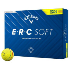 Мячи для гольфа Callaway ERC Soft 2025 12 шт, желтые