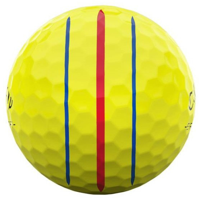 Мячи для гольфа Callaway ERC Soft 2025 12 шт, желтые