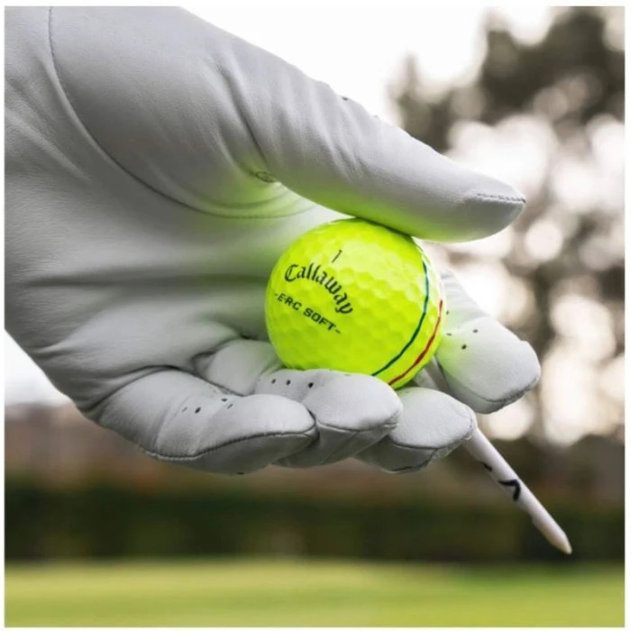 Мячи для гольфа Callaway ERC Soft 2025 12 шт, желтые