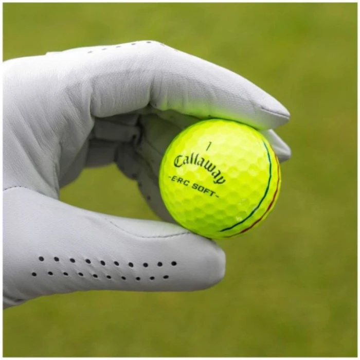 Мячи для гольфа Callaway ERC Soft 2025 12 шт, желтые