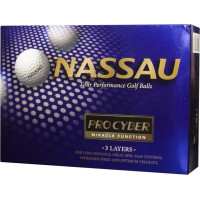 Мячи для гольфа Nassau Pro Cyber 12 шт, желтые