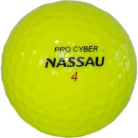 Мячи для гольфа Nassau Pro Cyber 12 шт, желтые