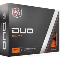 М'ячі для гольфу Wilson Staff Duo Soft 12 шт, помаранчеві
