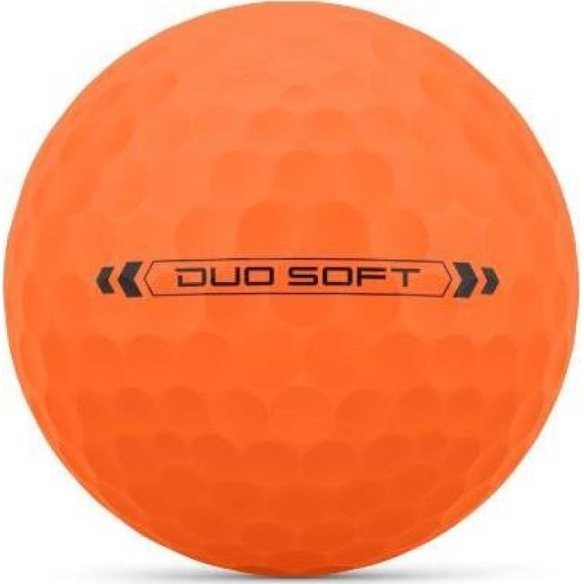 Мячи для гольфа Wilson Staff Duo Soft 12 шт, оранжевые