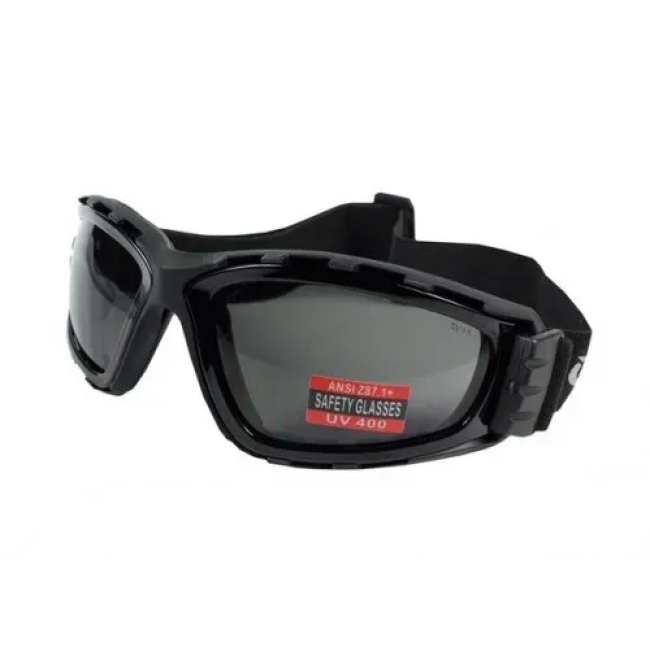 Окуляри лижні з ущільнювачем Global Vision Trip, чорні