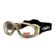 Окуляри захисні з ущільнювачем Global Vision Eliminator Camo Forest, прозорі