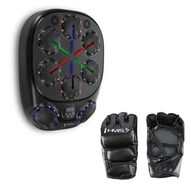 Мишень боксерская электронная HMS TB10 с перчатками