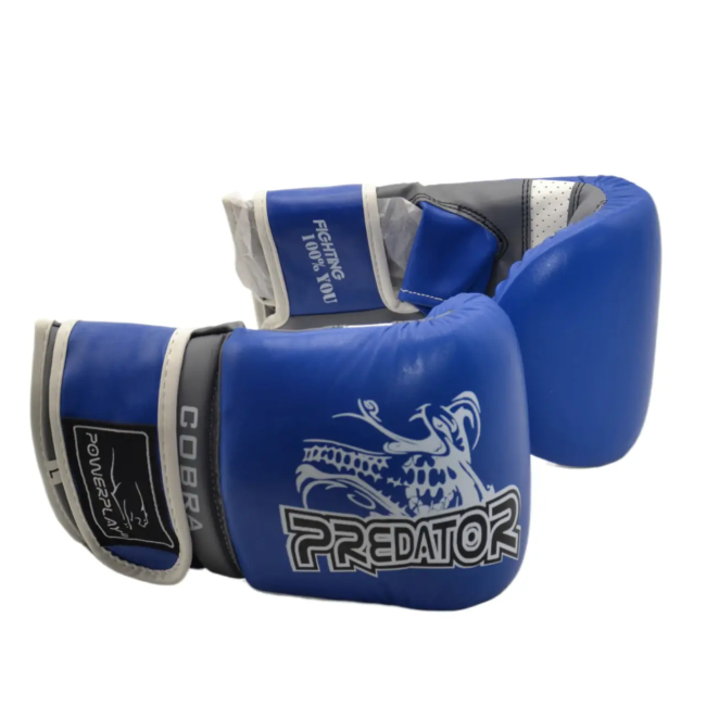 Рукавички снарядні PowerPlay 3038 розмір L, синьо-сірі