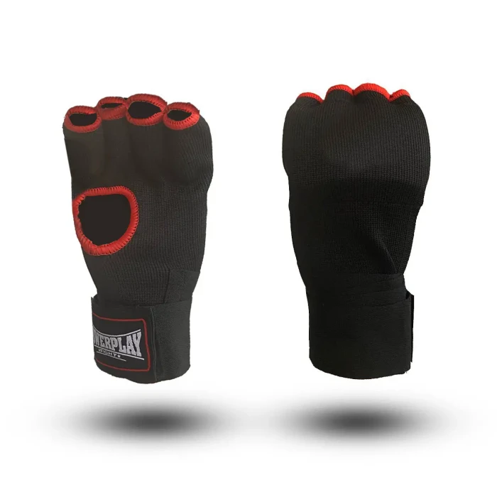 Перчатки-бинты с гелевыми подушечками PowerPlay 3096 размер M, черные