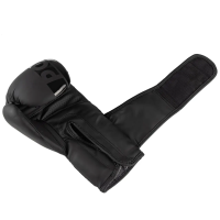 Перчатки боксерские PowerPlay 3086 Matt Challenger размер 14 унций, черные