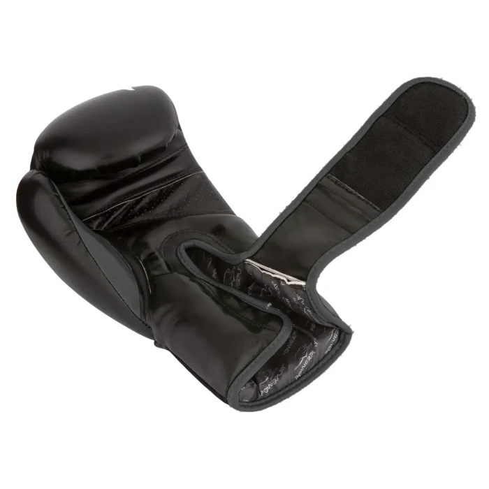 Рукавички боксерські PowerPlay 3018 Jaguar 8 унцій, чорні
