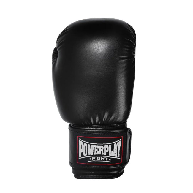 Рукавички боксерські PowerPlay 3004 Classic 16 унцій, чорні