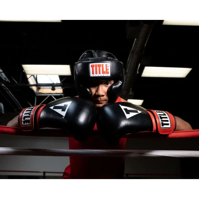 Шлем боксерский с капой TITLE Classic 2.0 размер L, черный