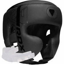 Шолом боксерський з капою RDX F6 KARA Matte розмір XL, чорний