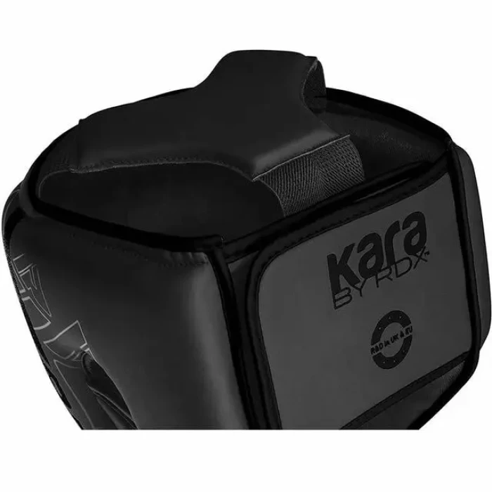 Шолом боксерський з капою RDX F6 KARA Matte розмір XL, чорний