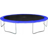 Батут SkyRamiz с наружной сеткой 16 футов 487 см черно-синий