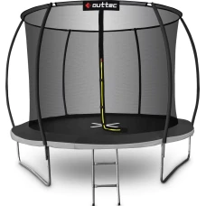 Батут OUTTEC Pumpkin с внутренней сеткой 10 футов 305 см черно-серый
