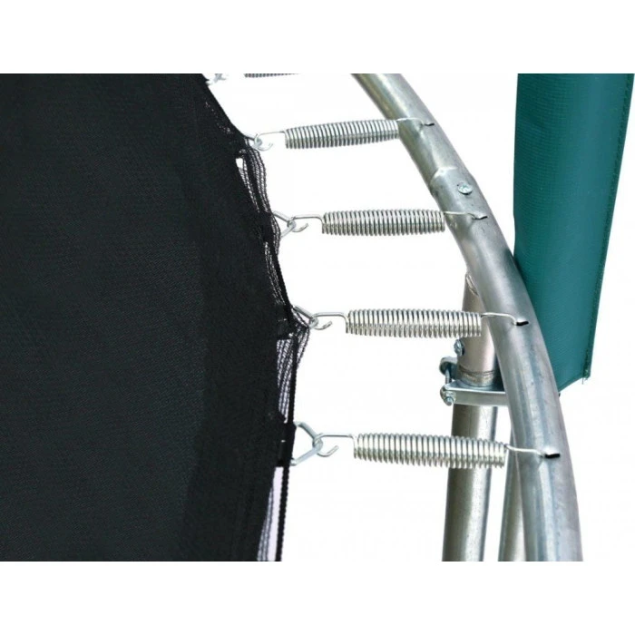 Батут Jumpi Maxy Comfort с внутренней сеткой 435 см зеленый