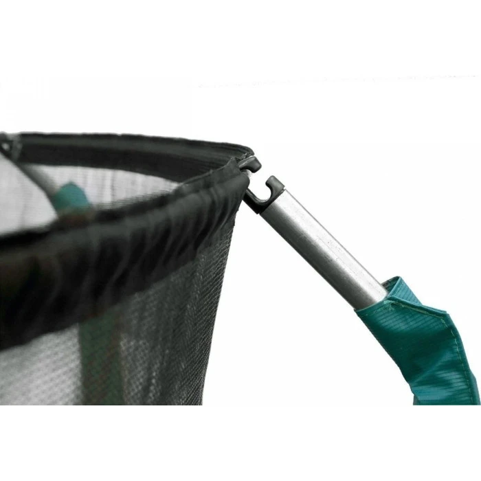 Батут Jumpi Maxy Comfort с внутренней сеткой 435 см зеленый