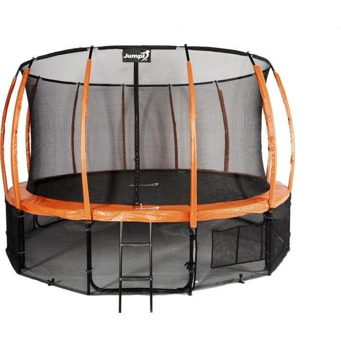 Батут Jumpi Maxy Comfort Plus с внутренней сеткой 16 футов 487 см оранжевый