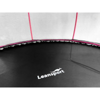 Батут Lean Sport 8342 з внутрішньою сіткою 14 футів 426 см чорно-рожевий